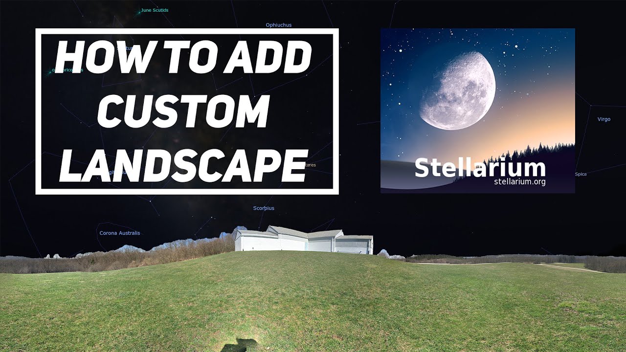 How to Add a Custom Landscape to Stellarium