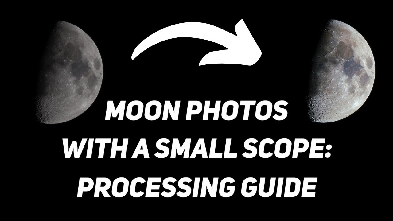 How to Process a Moon Photo Using Video From A DSLR
